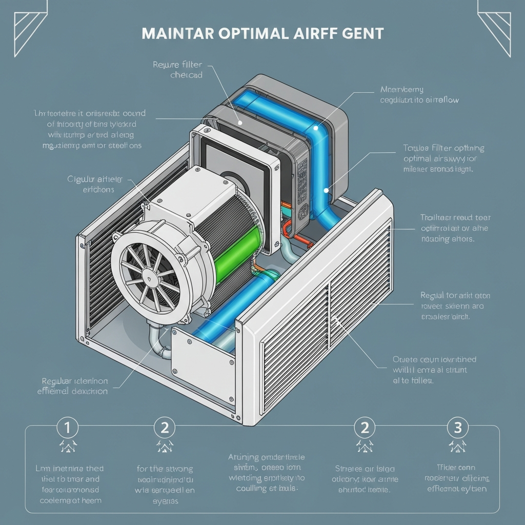 Generate a high-quality, relevant image prompt for an article about: Fix Weak AC Airflow: Effortless