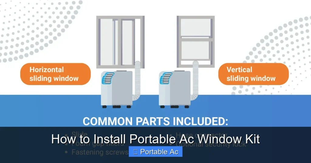 How to Install Portable Ac Window Kit