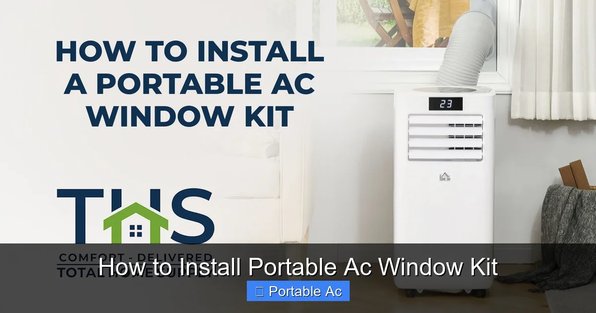 How to Install Portable Ac Window Kit