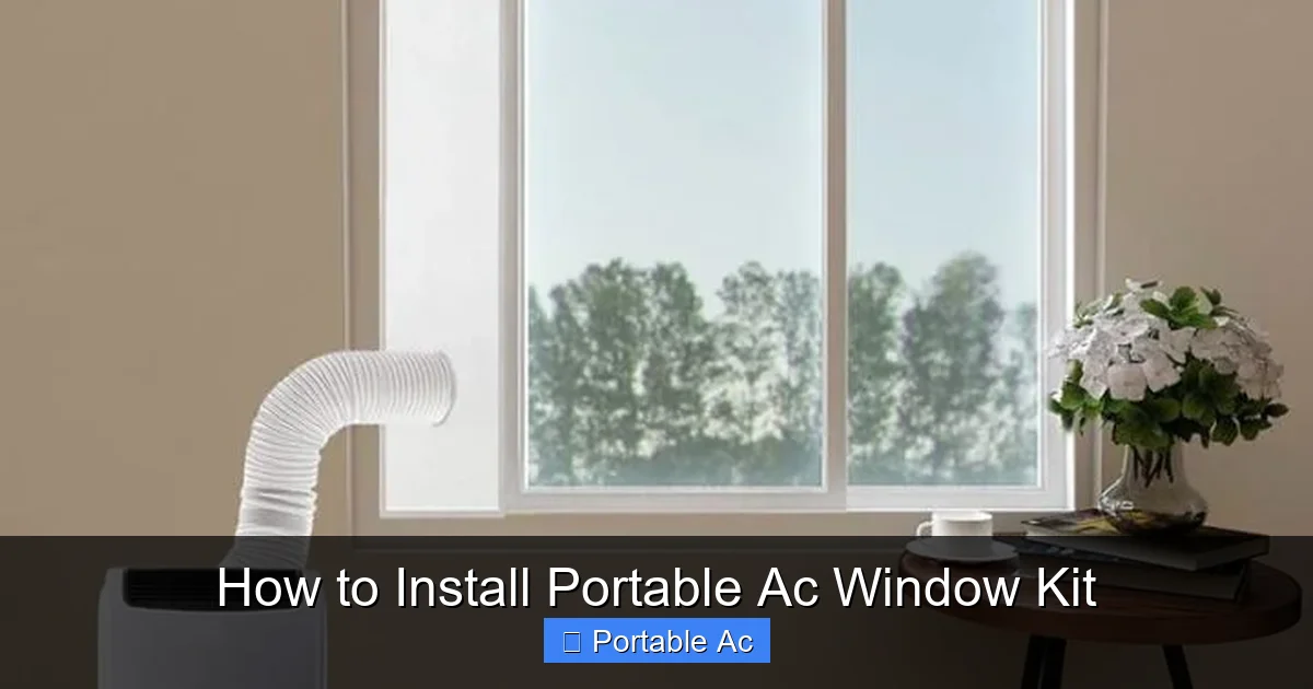 How to Install Portable Ac Window Kit