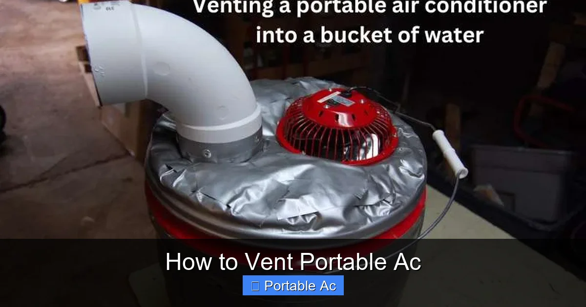 How to Vent Portable Ac