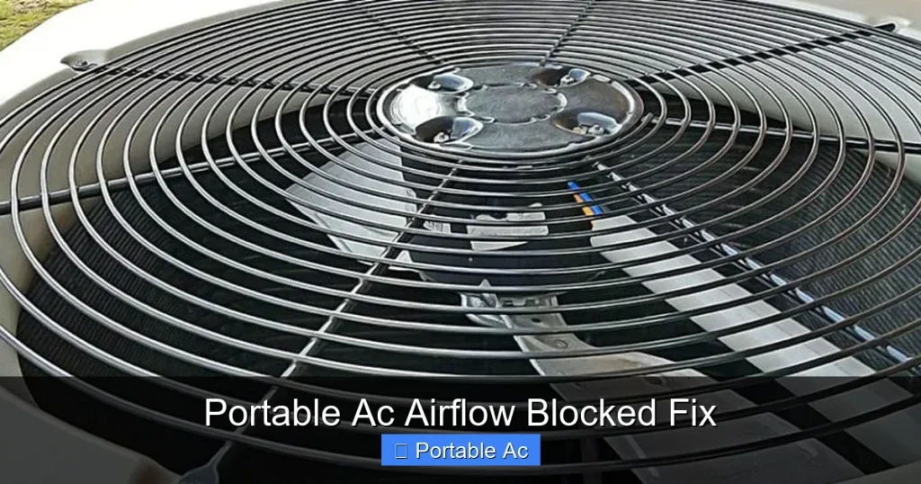 Portable Ac Airflow Blocked Fix