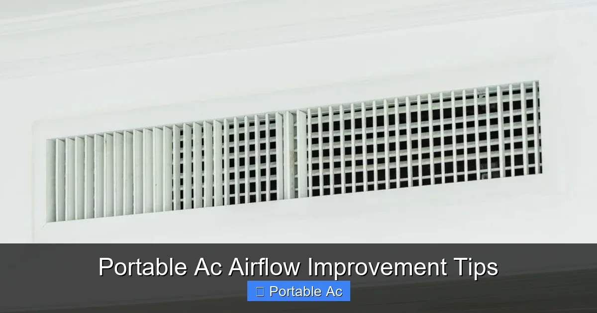 Portable Ac Airflow Improvement Tips