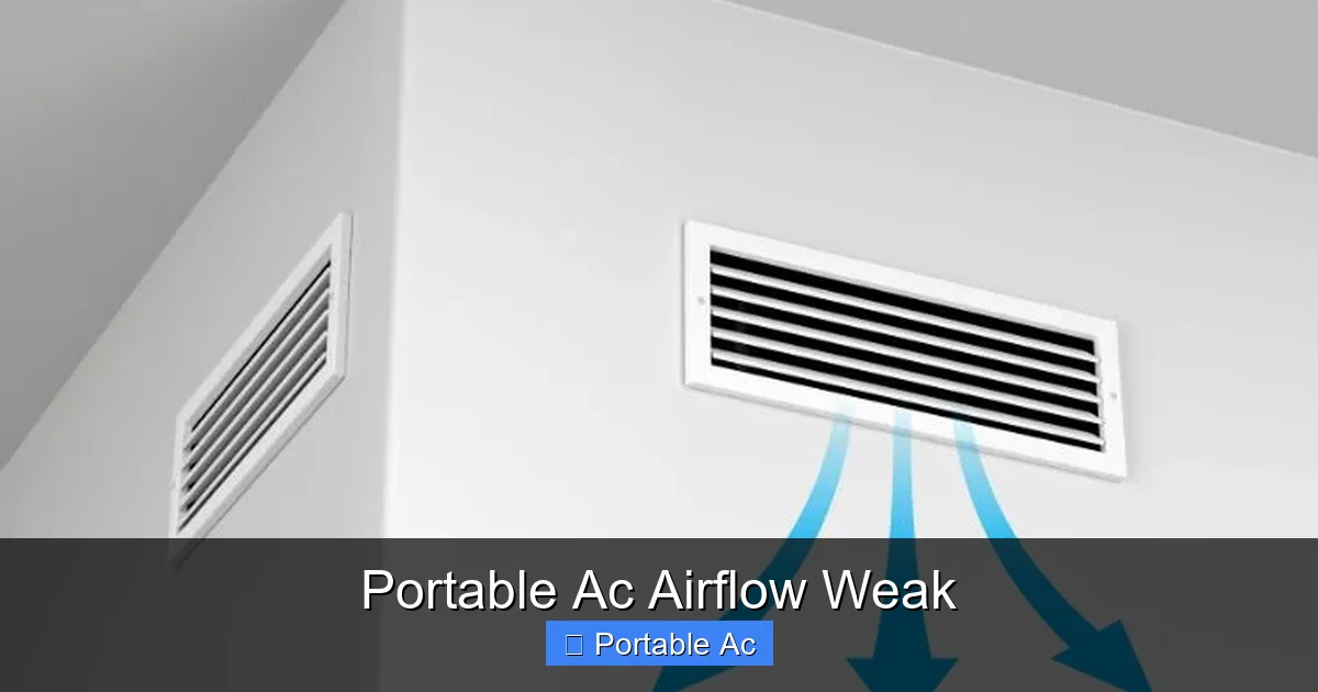 Portable Ac Airflow Weak