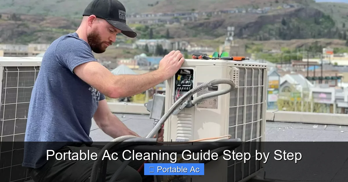 Portable Ac Cleaning Guide Step by Step