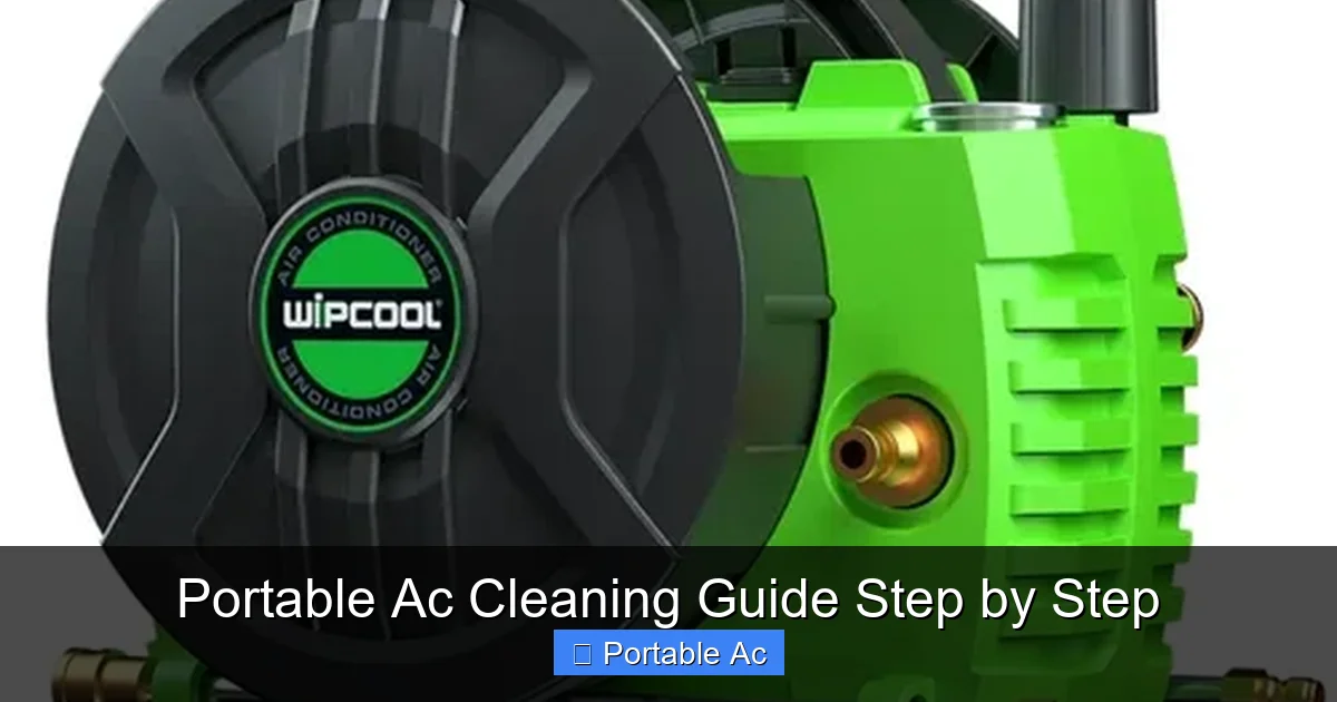 Portable Ac Cleaning Guide Step by Step