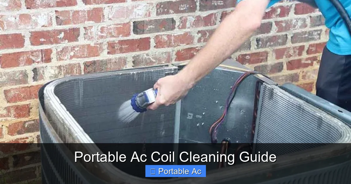 Portable Ac Coil Cleaning Guide