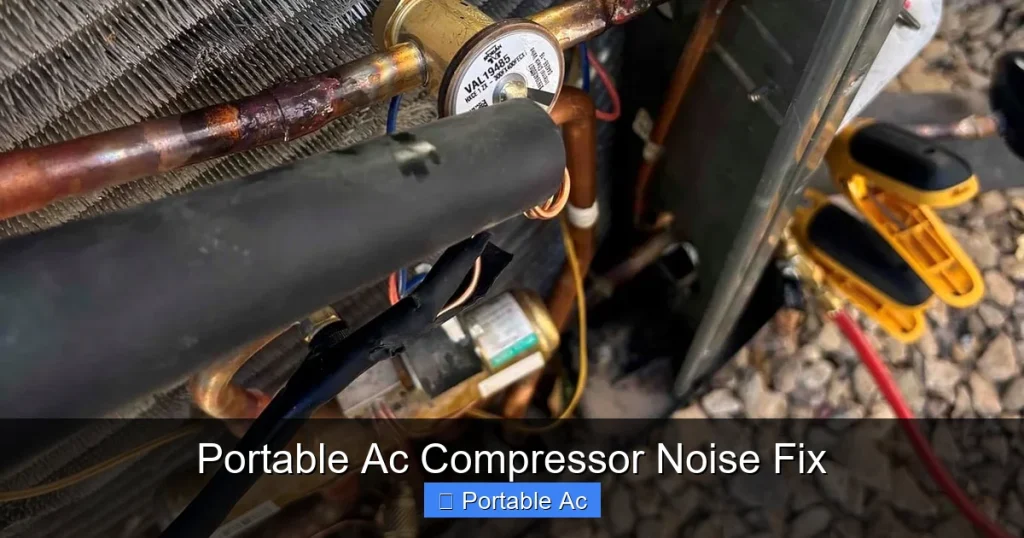 Portable Ac Compressor Noise Fix