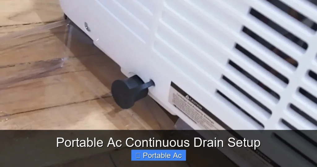 Portable Ac Continuous Drain Setup