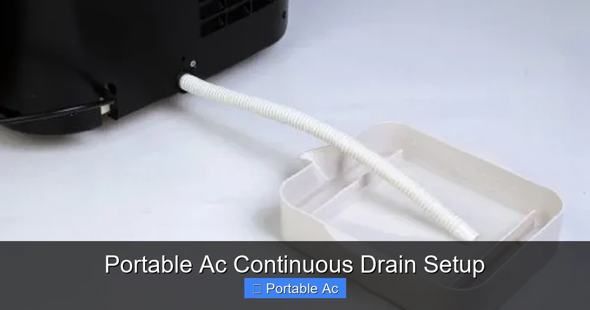 Portable Ac Continuous Drain Setup