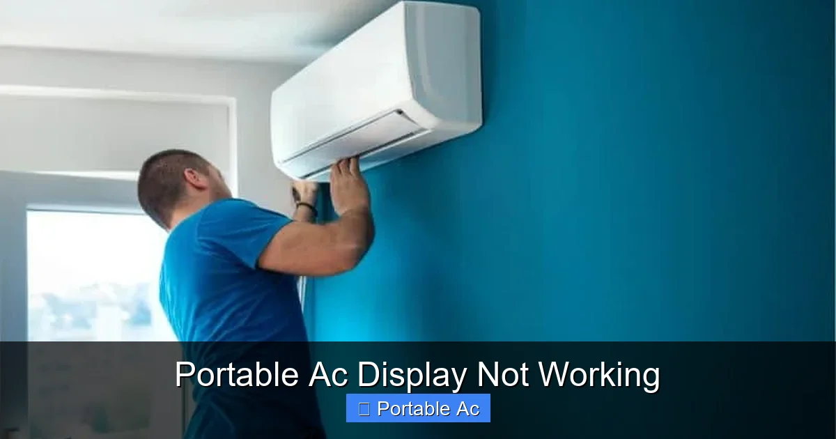 Portable Ac Display Not Working