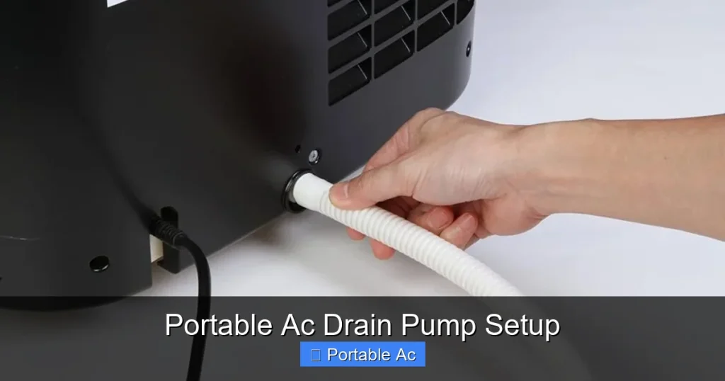 Portable Ac Drain Pump Setup