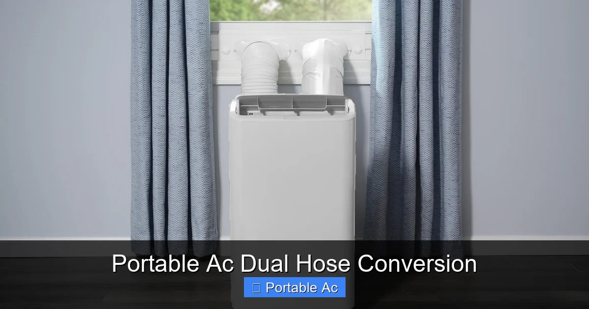 Portable Ac Dual Hose Conversion