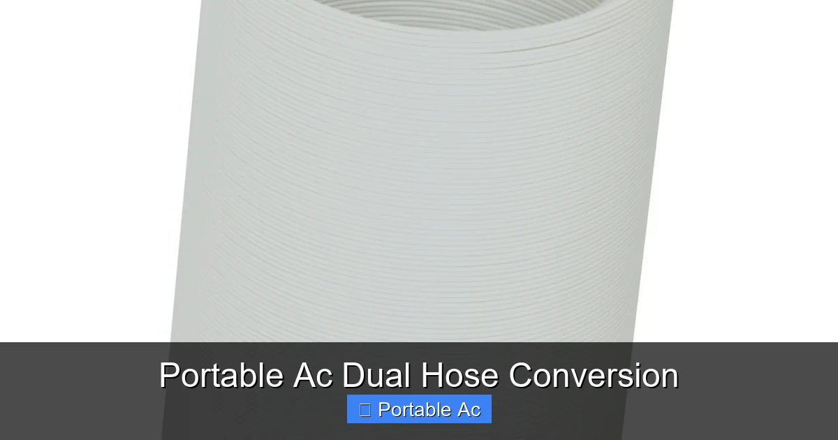 Portable Ac Dual Hose Conversion