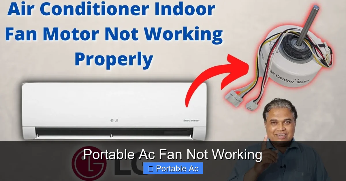 Portable Ac Fan Not Working