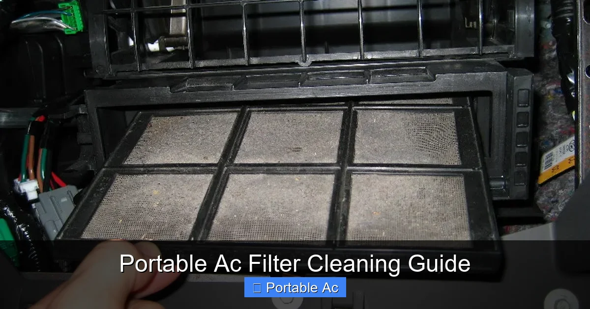 Portable Ac Filter Cleaning Guide