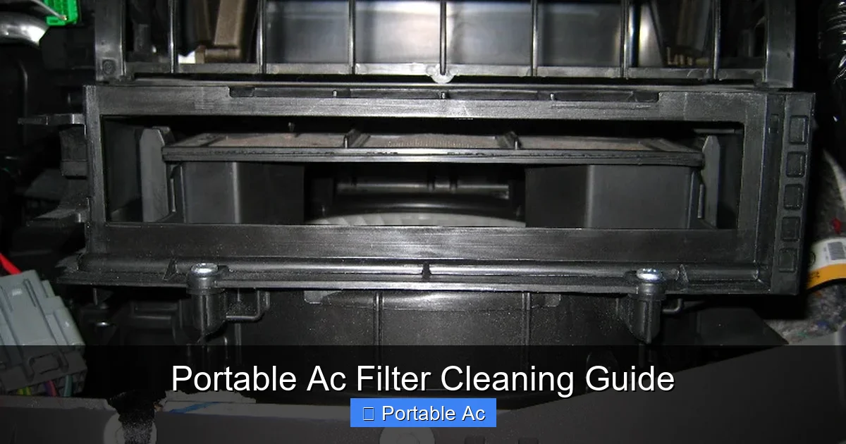 Portable Ac Filter Cleaning Guide