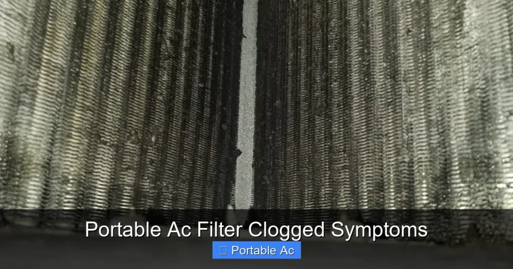 Portable Ac Filter Clogged Symptoms
