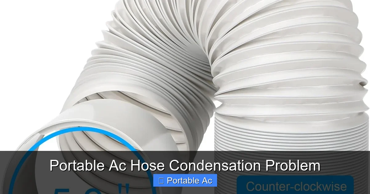 Portable Ac Hose Condensation Problem