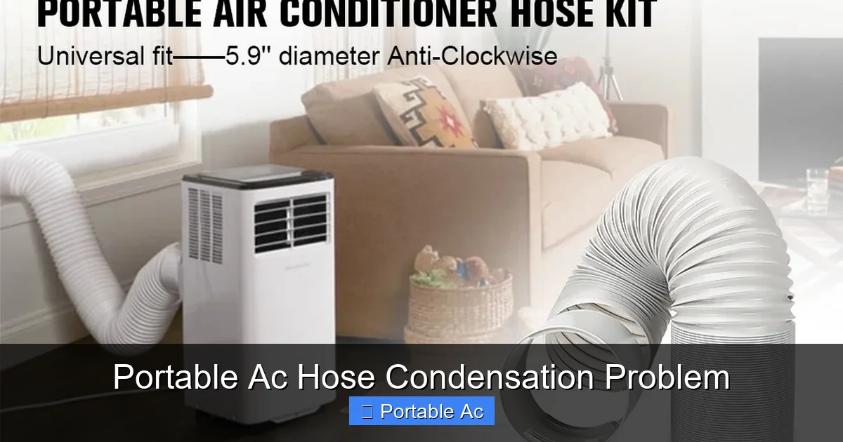 Portable Ac Hose Condensation Problem