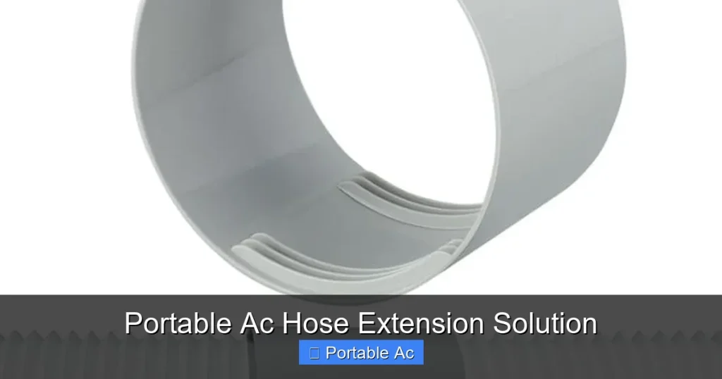 Portable Ac Hose Extension Solution