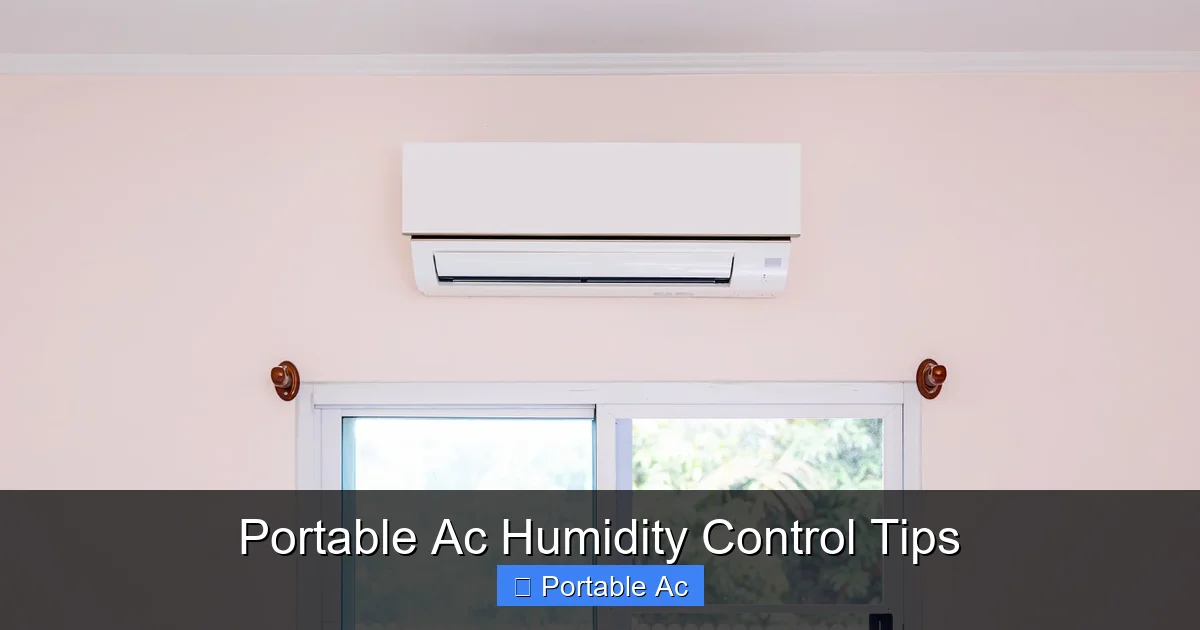 Portable Ac Humidity Control Tips