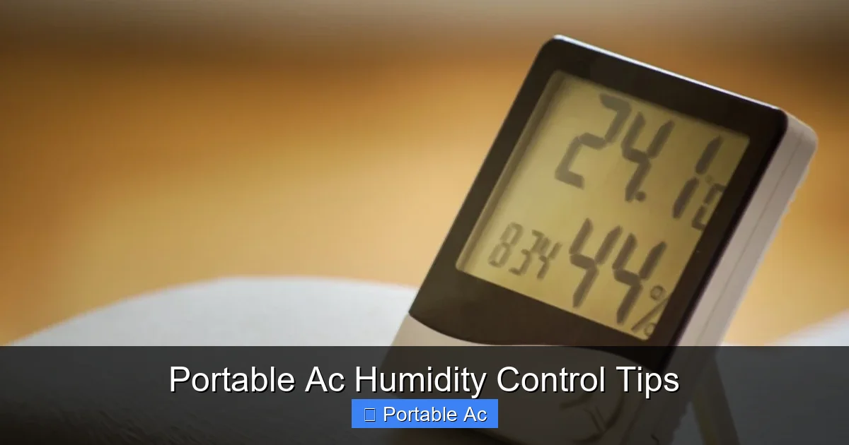 Portable Ac Humidity Control Tips