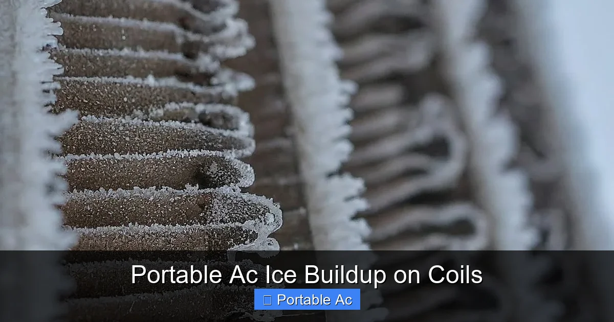 Portable Ac Ice Buildup on Coils