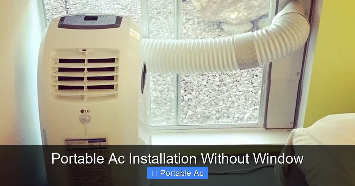 Portable Ac Installation Without Window