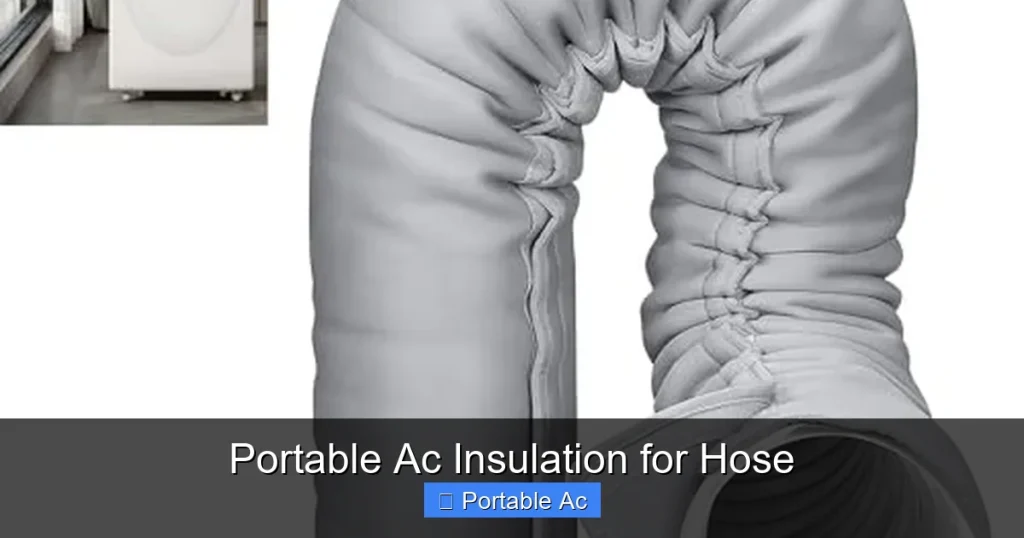 Portable Ac Insulation for Hose