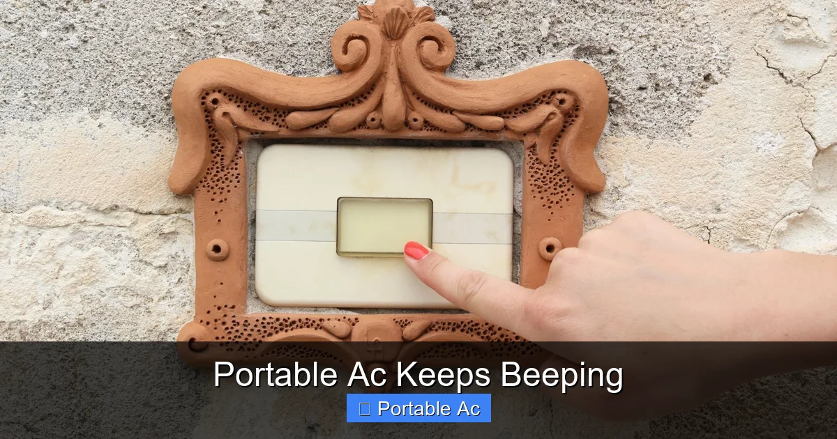 Portable Ac Keeps Beeping
