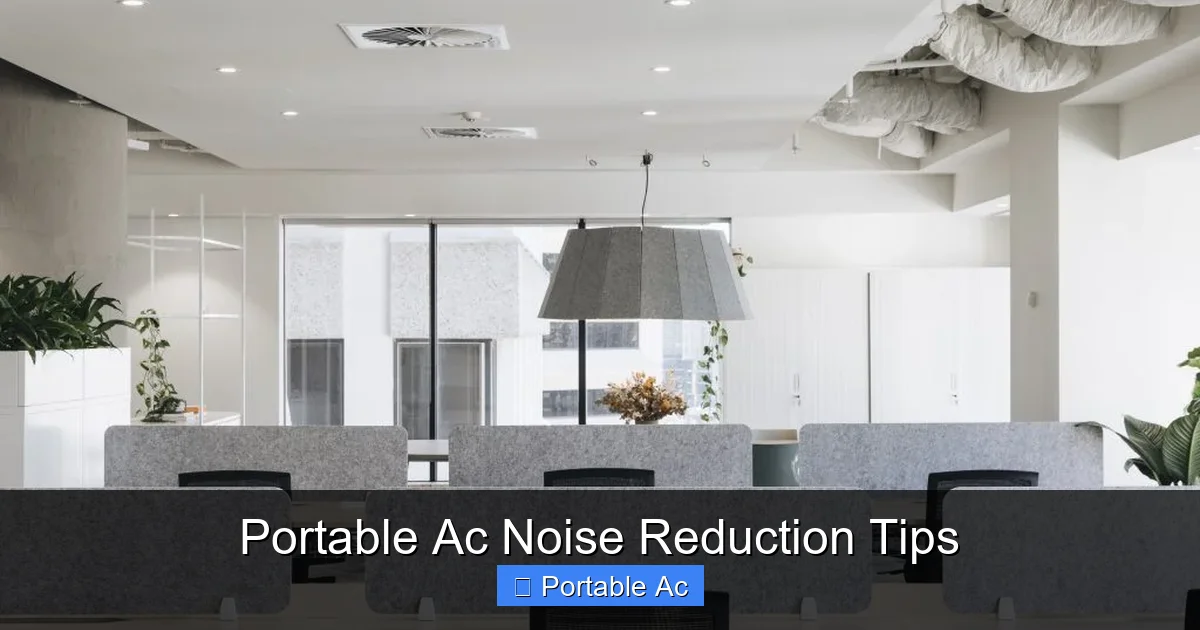 Portable Ac Noise Reduction Tips