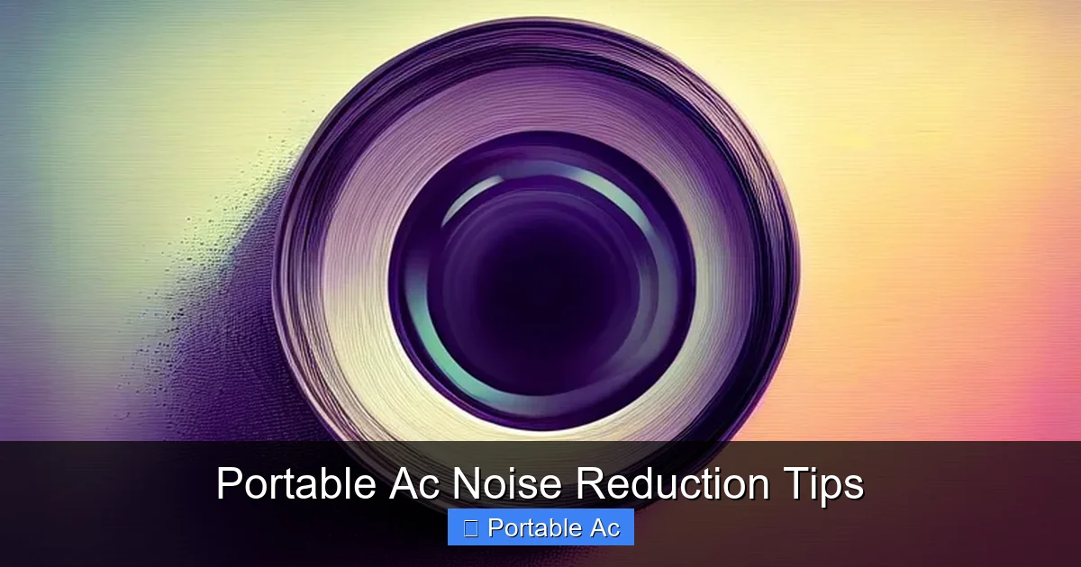 Portable Ac Noise Reduction Tips