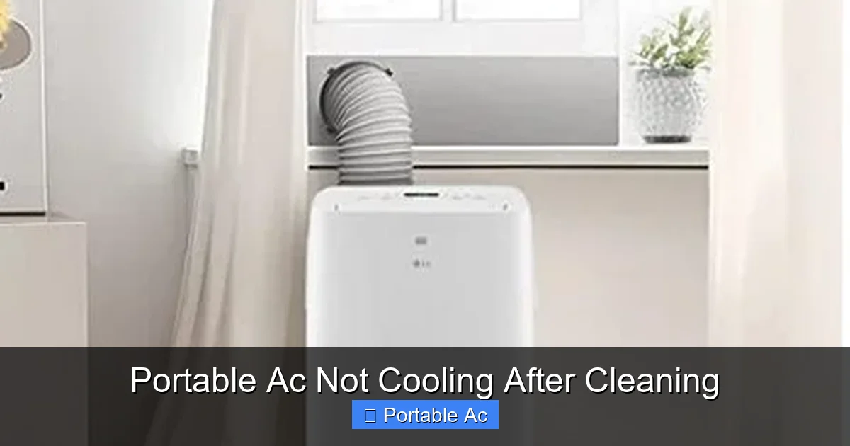 Portable Ac Not Cooling After Cleaning