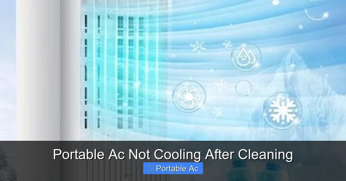Portable Ac Not Cooling After Cleaning
