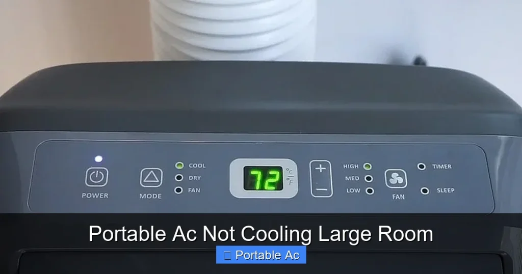 Portable Ac Not Cooling Large Room