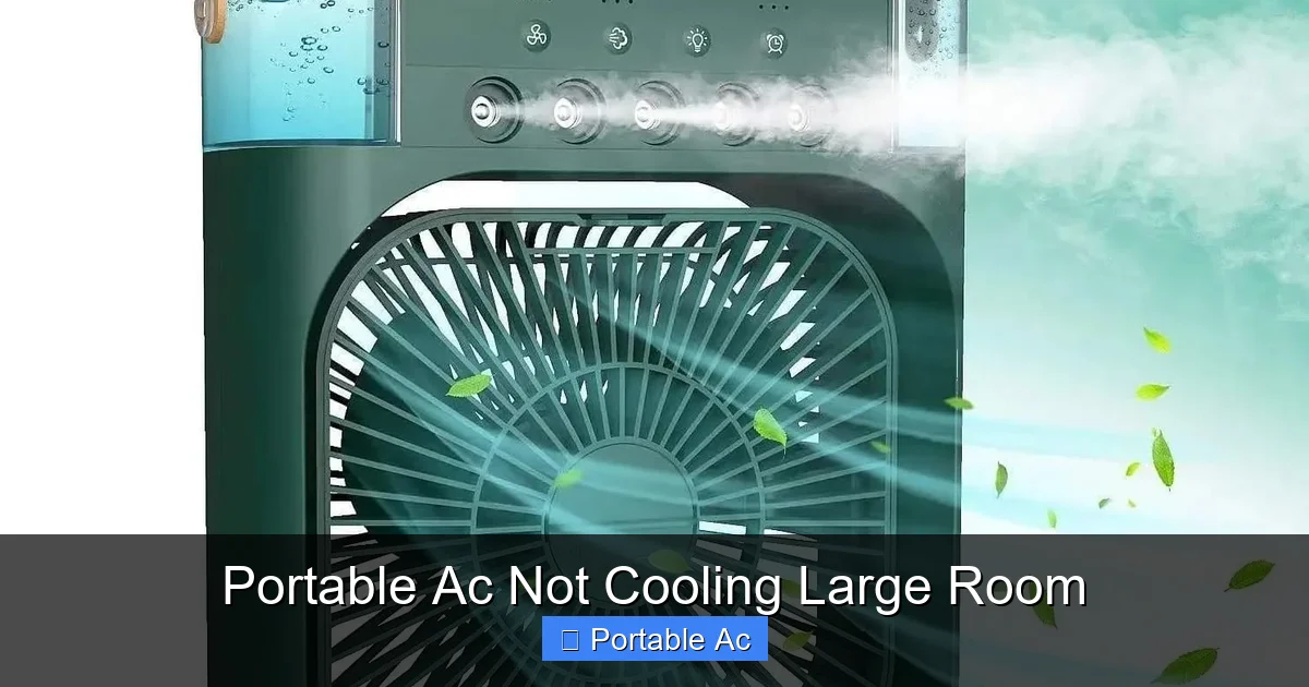 Portable Ac Not Cooling Large Room