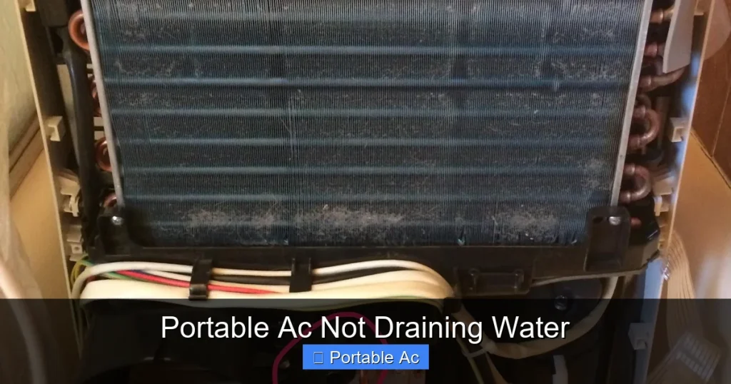 Portable Ac Not Draining Water