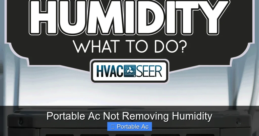 Portable Ac Not Removing Humidity