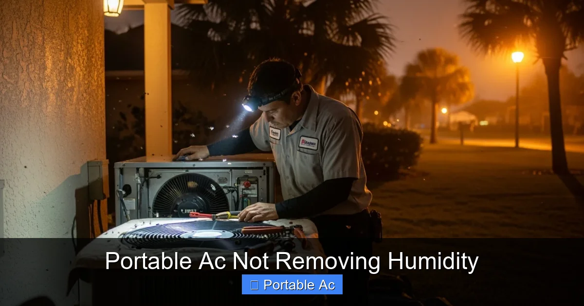 Portable Ac Not Removing Humidity