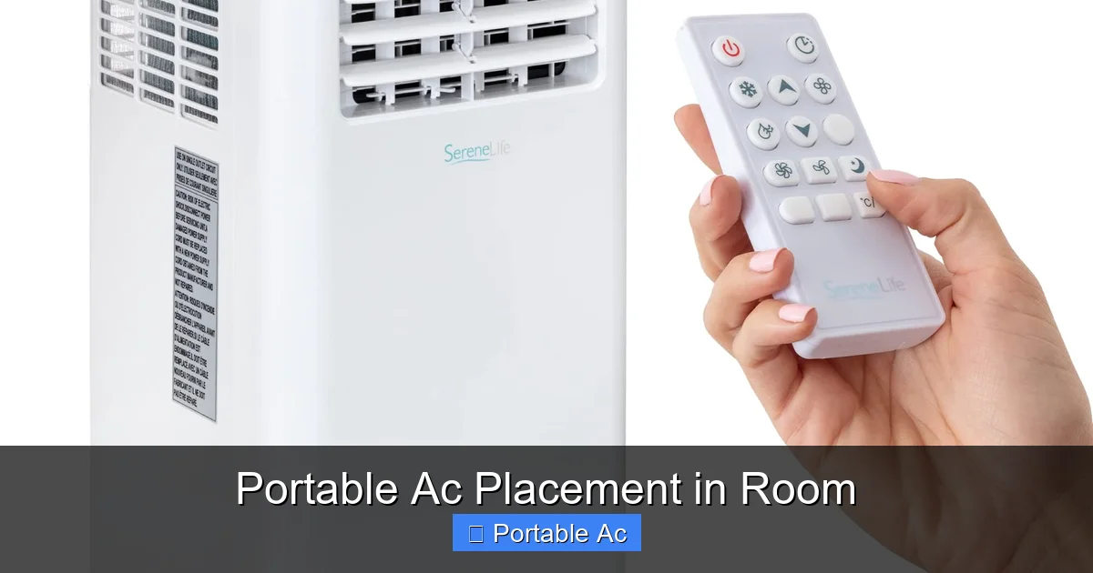Portable Ac Placement in Room