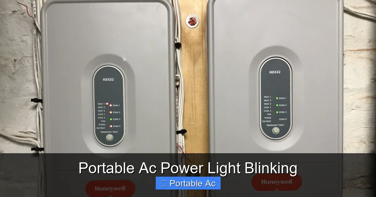 Portable Ac Power Light Blinking