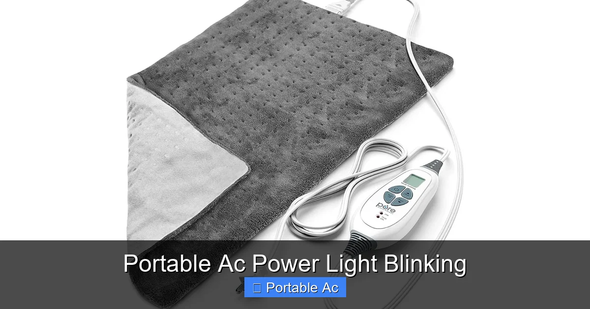 Portable Ac Power Light Blinking