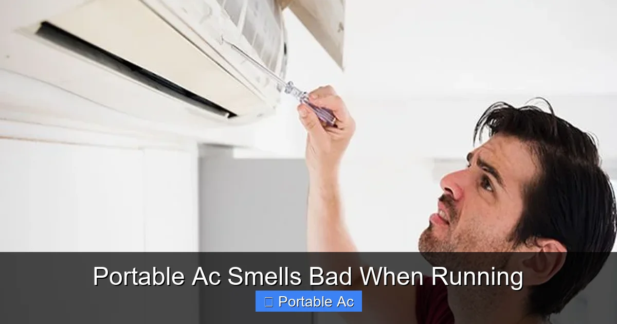 Portable Ac Smells Bad When Running