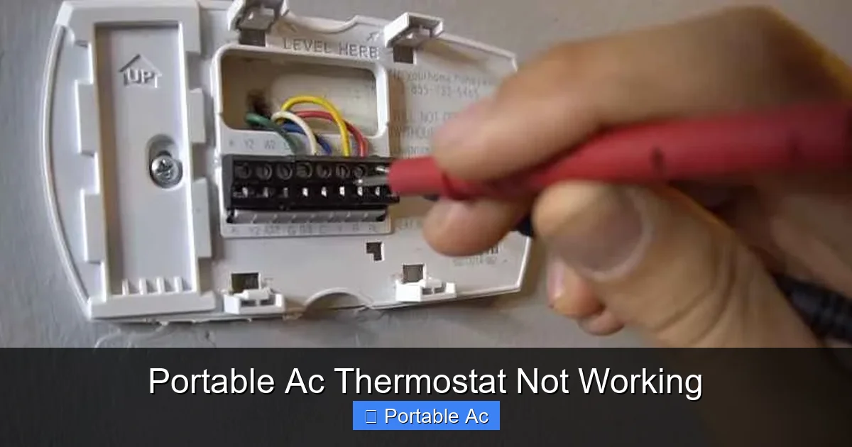Portable Ac Thermostat Not Working