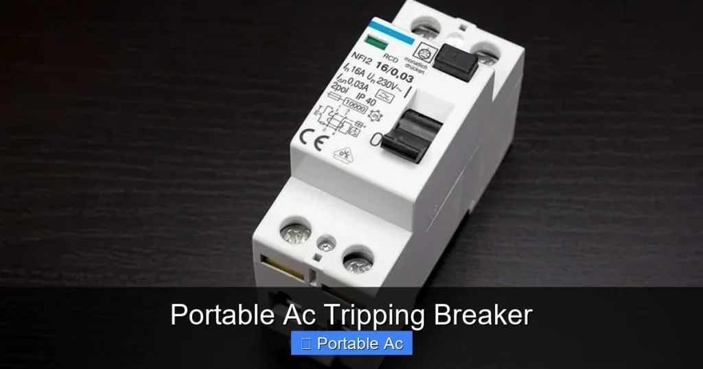 Portable Ac Tripping Breaker