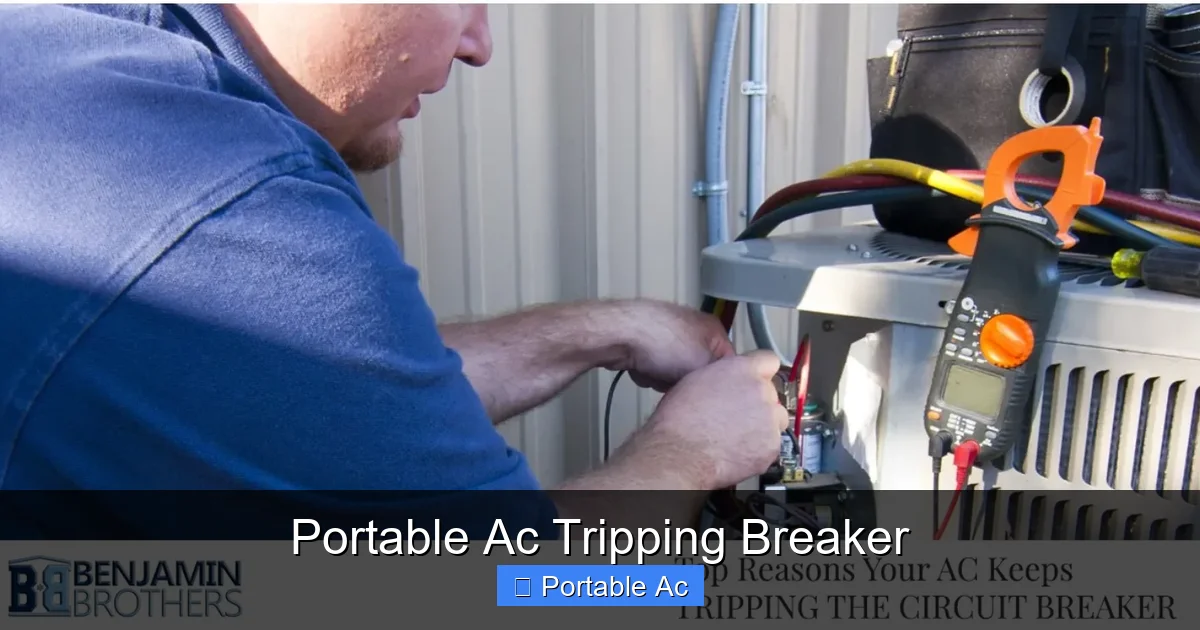 Portable Ac Tripping Breaker
