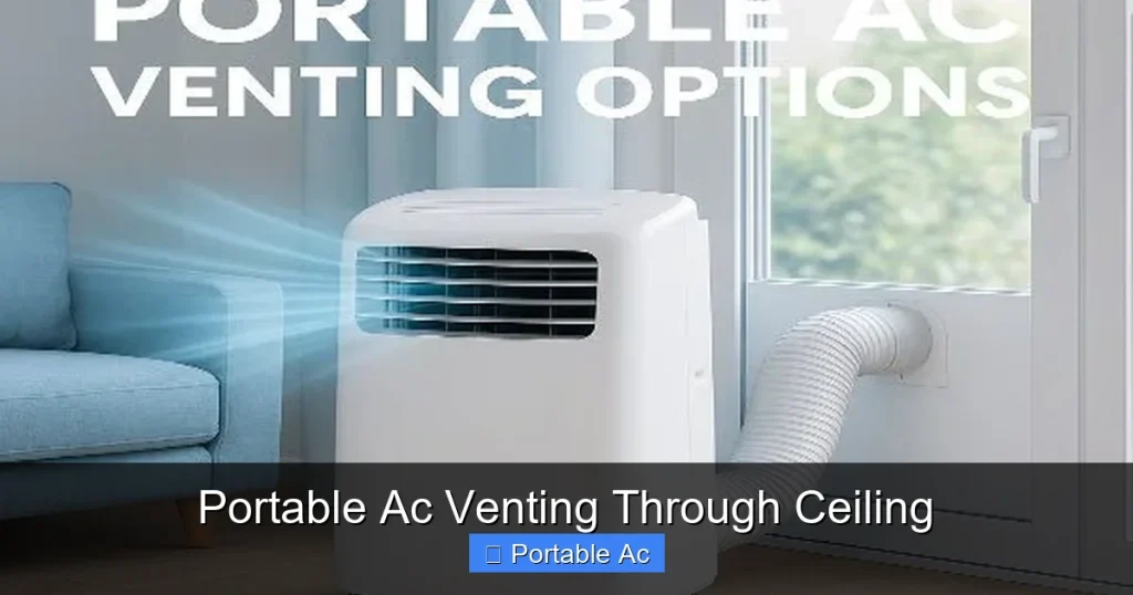Portable Ac Venting Through Ceiling