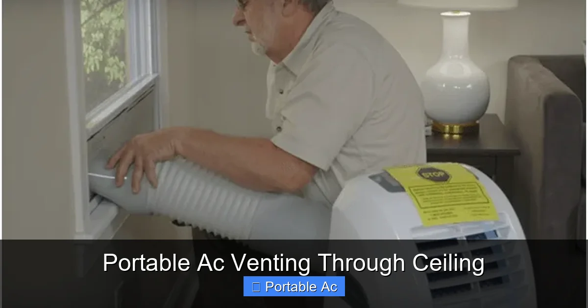 Portable Ac Venting Through Ceiling
