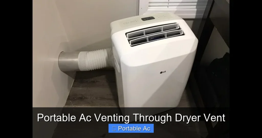 Portable Ac Venting Through Dryer Vent